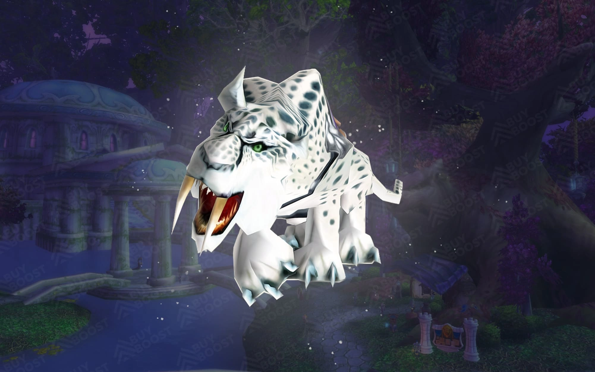 Reins of the Spotted Frostsaber Mount